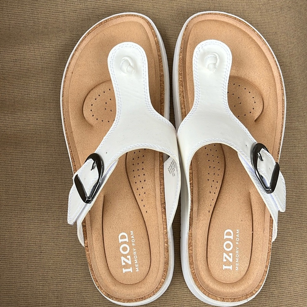 Izod, Memory Foam, Flip Flops. Size 9 - image 1